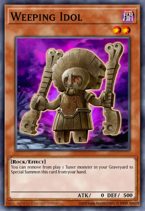 Weeping Idol trading card
