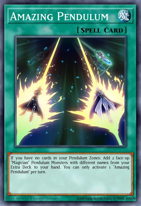Amazing Pendulum trading card