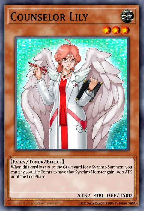 Counselor Lily trading card