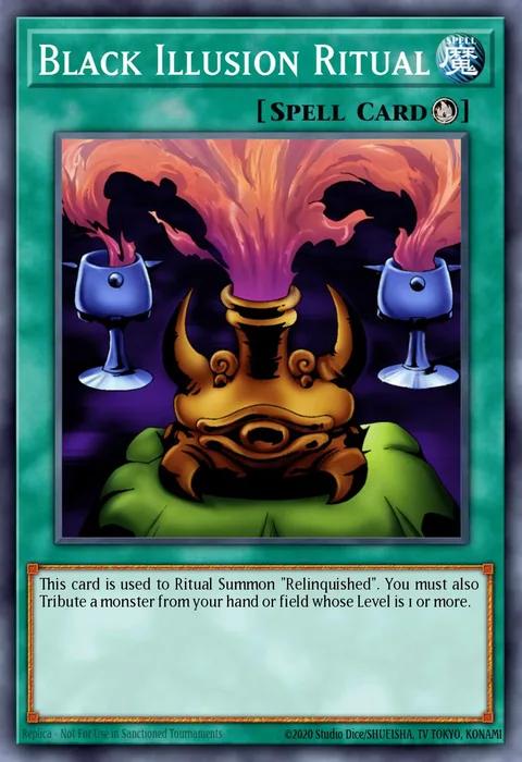 Black Illusion Ritual trading card
