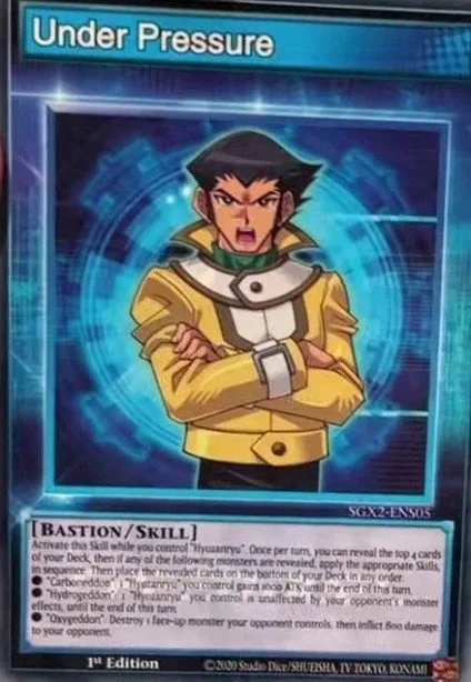 Under Pressure trading card