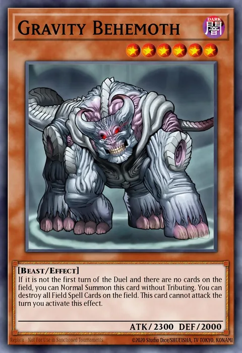 Gravity Behemoth trading card