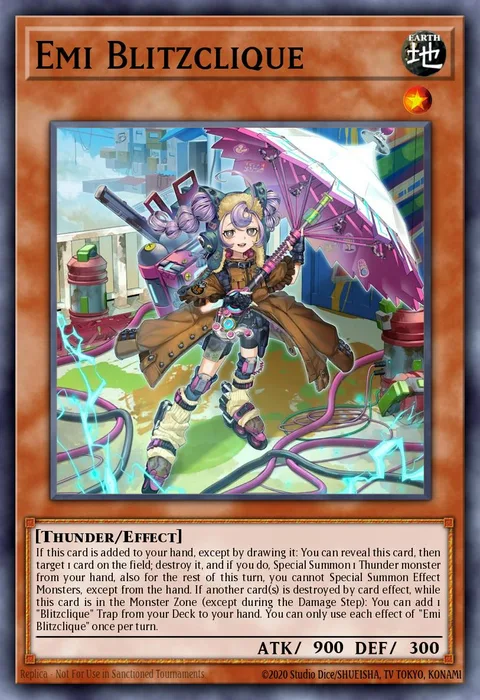 Emi Blitzclique trading card