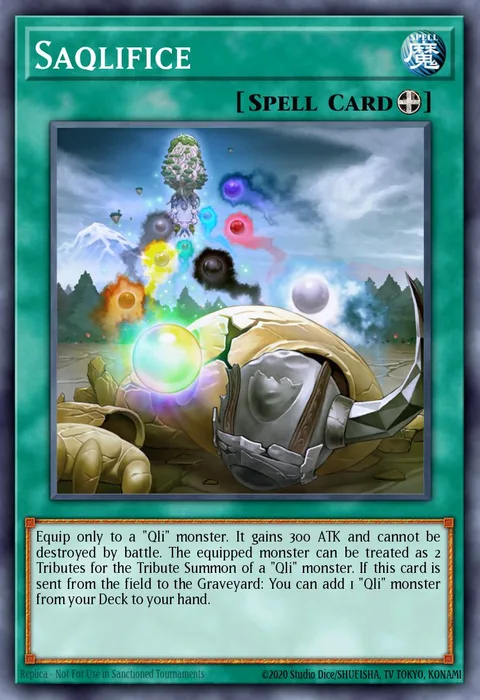 Saqlifice trading card