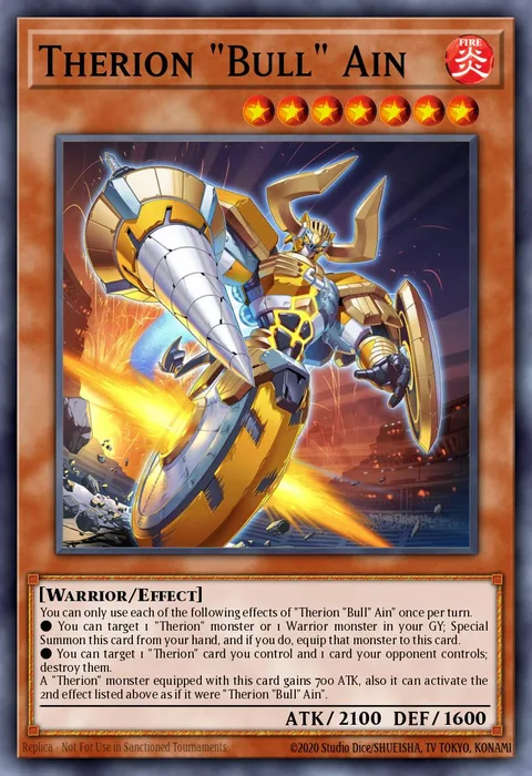 Therion "Bull" Ain trading card