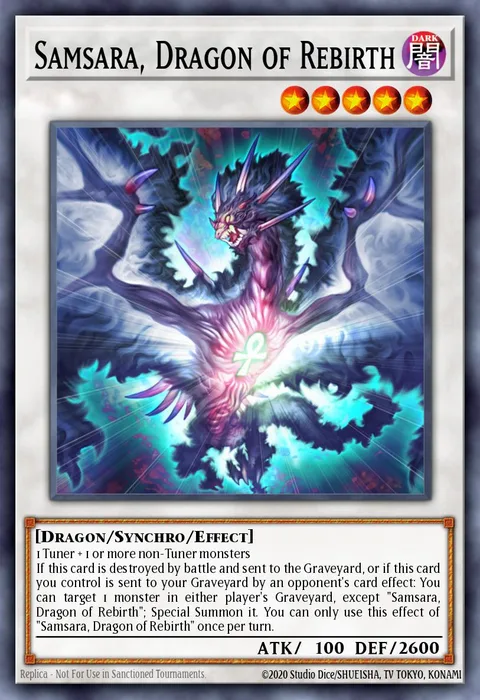 Samsara, Dragon of Rebirth trading card