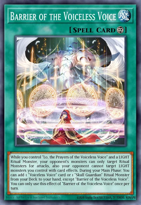 Barrier of the Voiceless Voice trading card