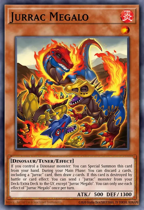 Jurrac Megalo trading card