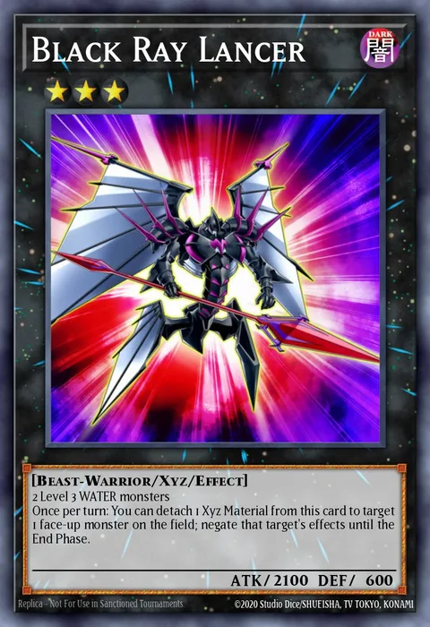 Black Ray Lancer trading card