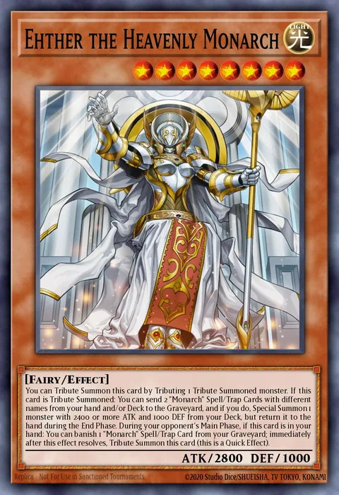 Ehther the Heavenly Monarch trading card