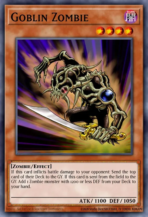 Goblin Zombie trading card