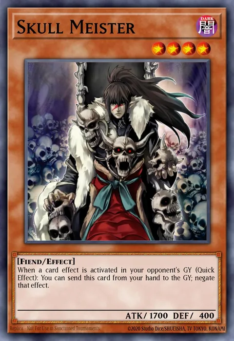 Skull Meister trading card
