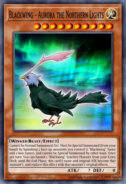 Blackwing - Aurora the Northern Lights trading card