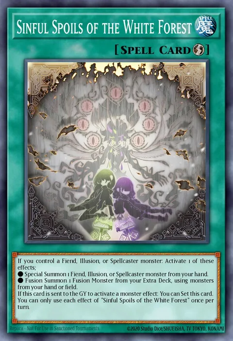 Sinful Spoils of the White Forest trading card