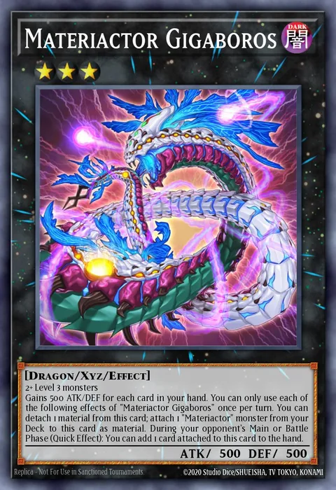 Materiactor Gigaboros trading card