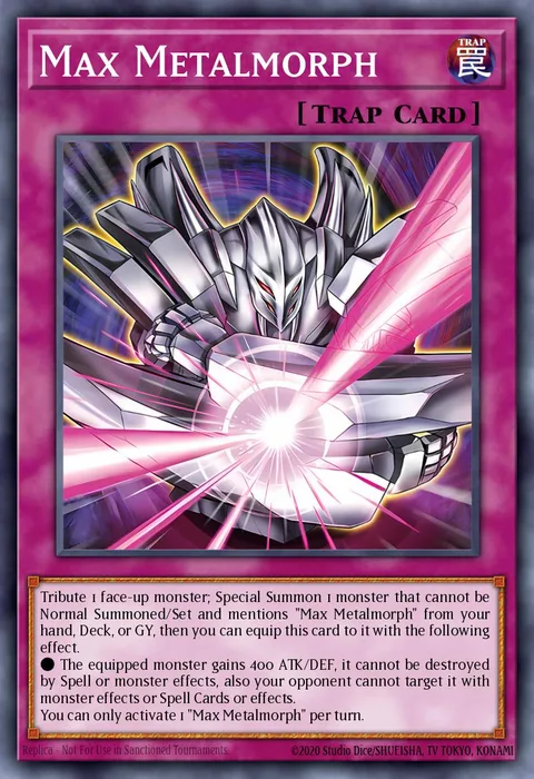 Max Metalmorph trading card