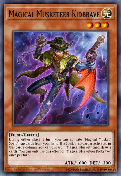 Magical Musketeer Kidbrave trading card