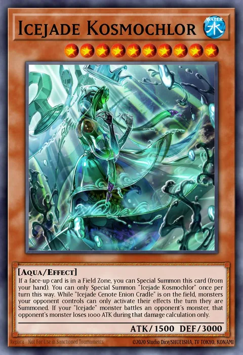 Icejade Kosmochlor trading card