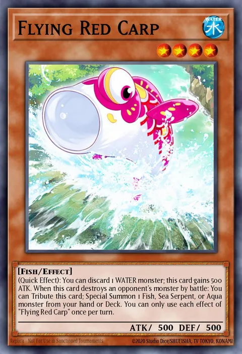 Flying Red Carp trading card