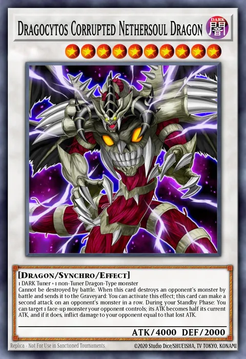 Dragocytos Corrupted Nethersoul Dragon trading card