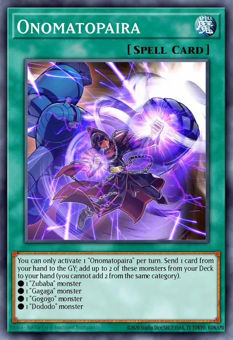 Onomatopaira trading card