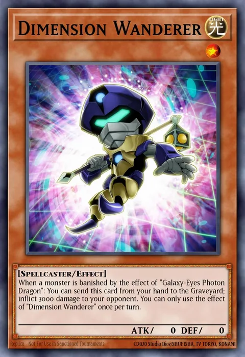 Dimension Wanderer trading card
