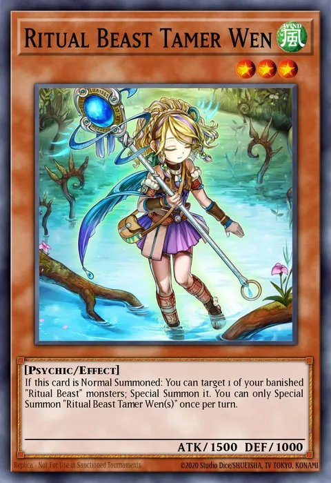 Ritual Beast Tamer Wen trading card