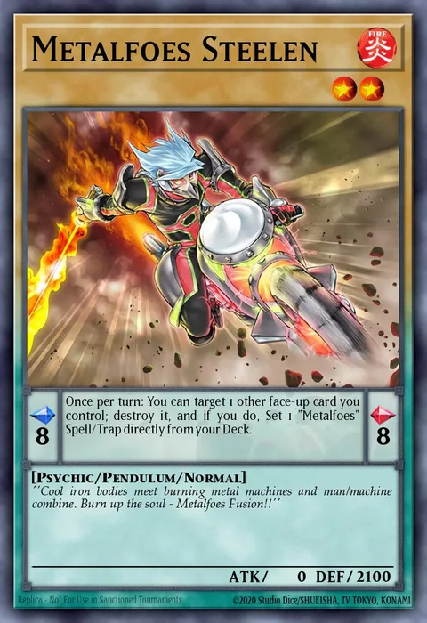Metalfoes Steelen trading card