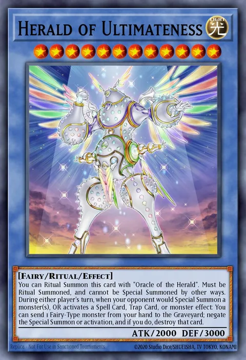 Herald of Ultimateness trading card