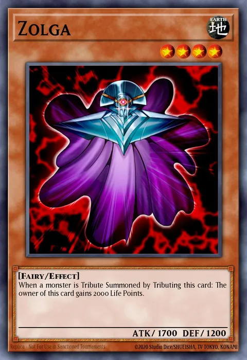 Zolga trading card