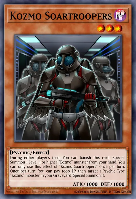 Kozmo Soartroopers trading card