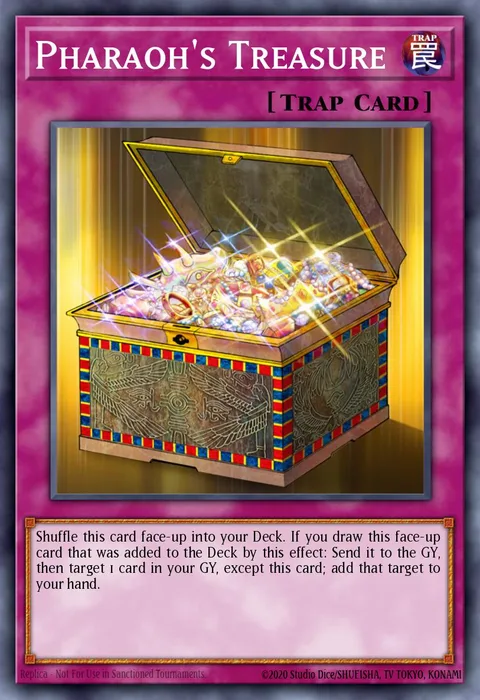 Pharaoh's Treasure trading card