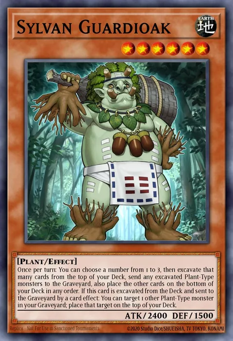 Sylvan Guardioak trading card