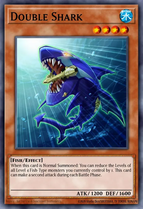 Double Shark trading card