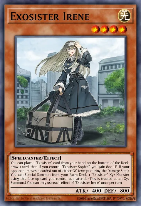 Exosister Irene trading card