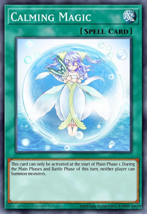 Calming Magic trading card