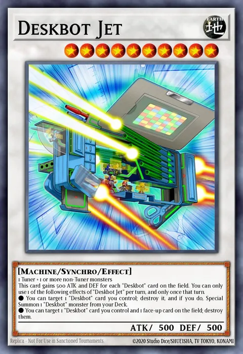 Deskbot Jet trading card