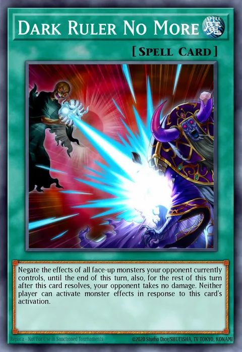 Dark Ruler No More trading card