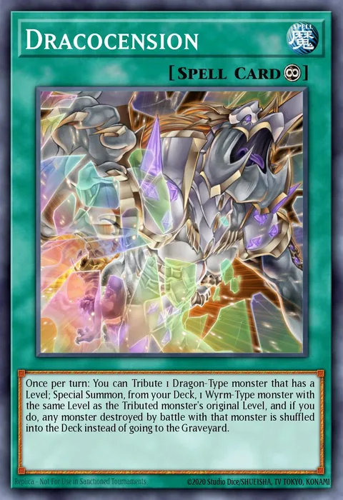 Dracocension trading card
