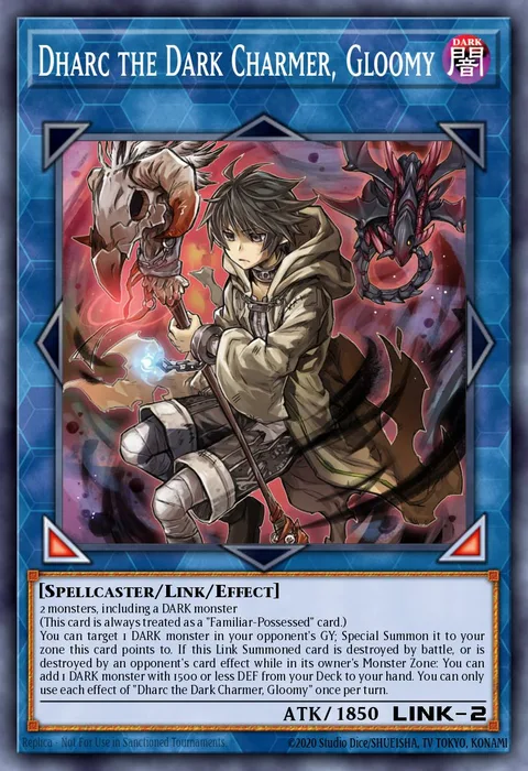 Dharc the Dark Charmer, Gloomy trading card