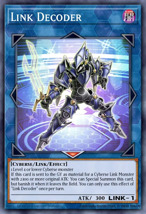 Link Decoder trading card