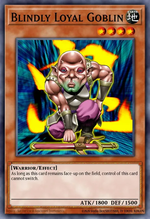 Blindly Loyal Goblin trading card
