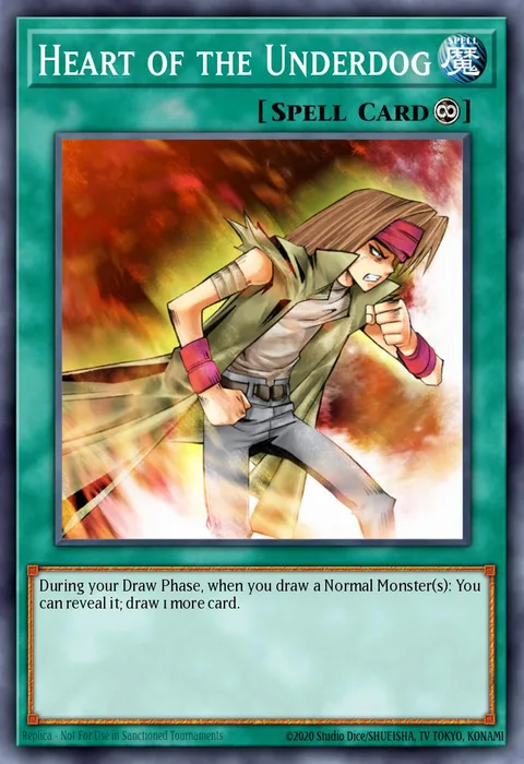 Heart of the Underdog trading card