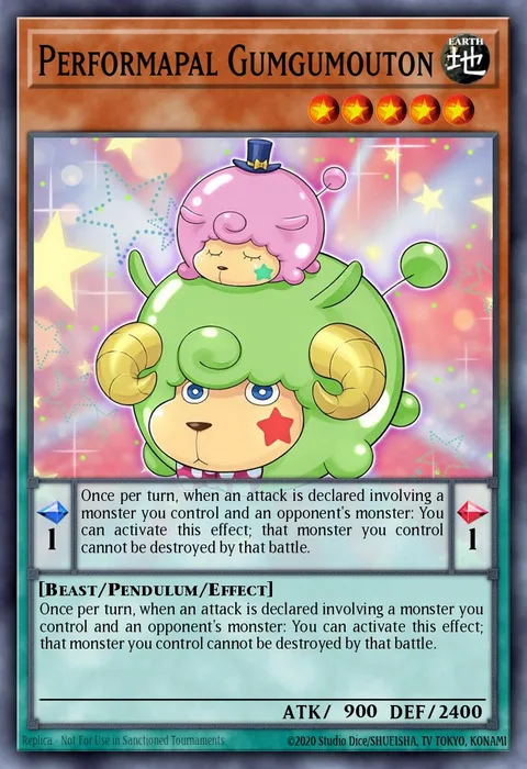 Performapal Gumgumouton trading card