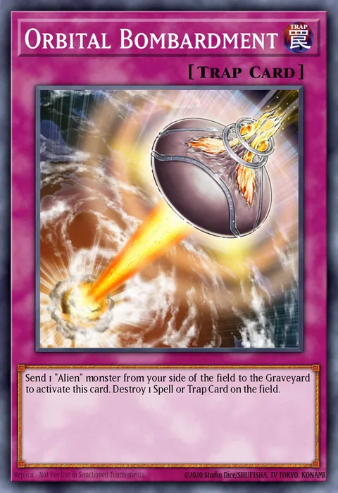 Orbital Bombardment trading card