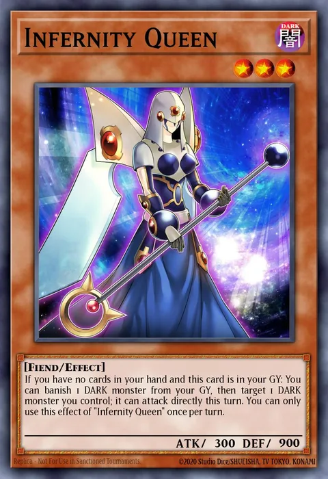 Infernity Queen trading card
