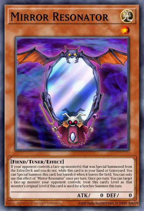 Mirror Resonator trading card