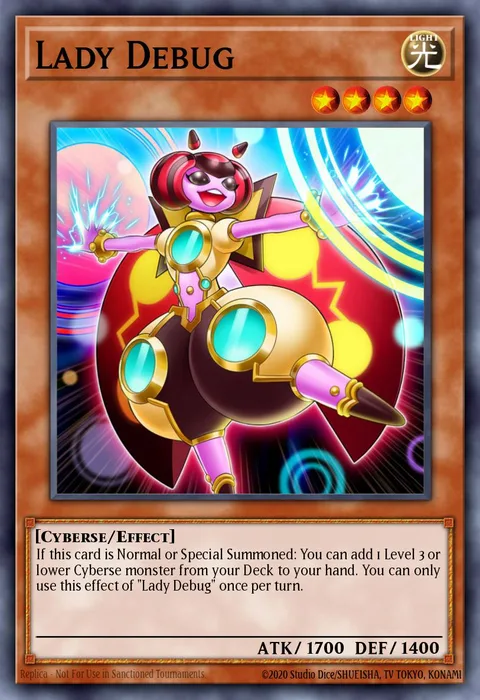 Lady Debug trading card
