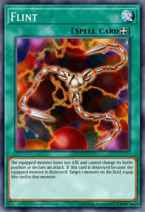 Flint trading card