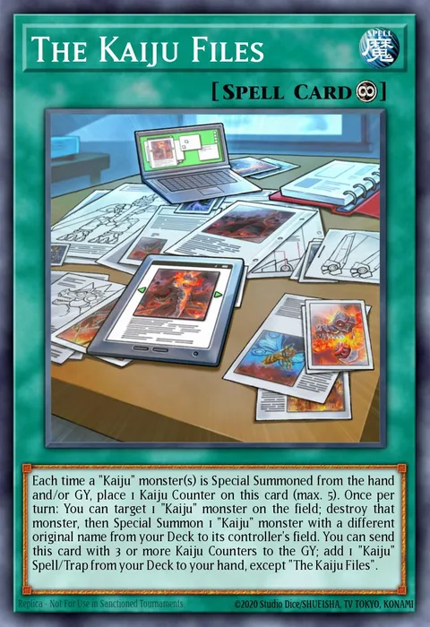 The Kaiju Files trading card